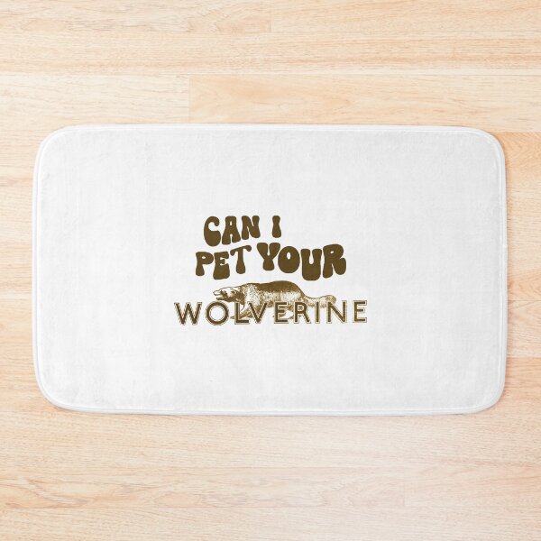Aperçu de l'œuvre Vintage Puis-je caresser votre Wolverine créée et vendue par QuayTradingCo.