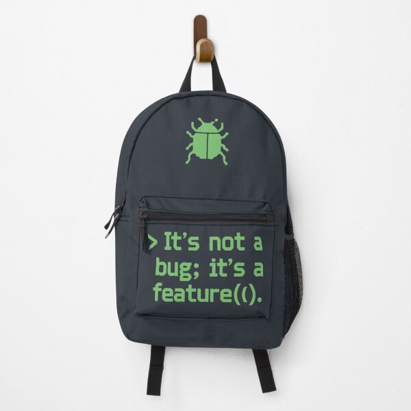 Item preview, It’s Not a Bug It’s a Feature – Terminal Style Coding Design designed and sold by VenDecoArt.