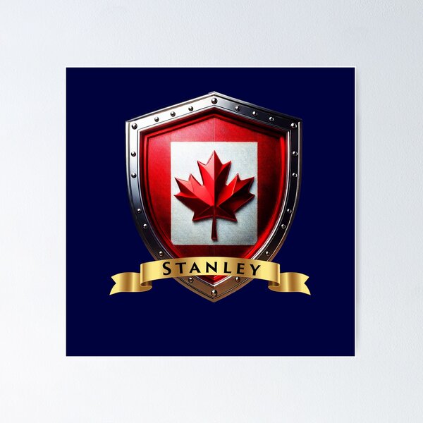 Item preview, Stanley Family Canada Shield, Maple Leaf Heraldry Crest designed and sold by Highlandkings.
