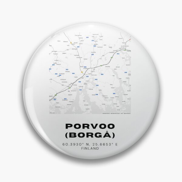 Item preview, Porvoo / Borgå Old Town Map | Romantic Nordic Black & White Art designed and sold by RM-Journey.