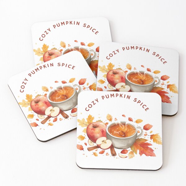 Item preview, Cozy Pumpkin Spice – Autumn Coffee and Fall Leaves Thanksgiving designed and sold by InspiredCreatives.