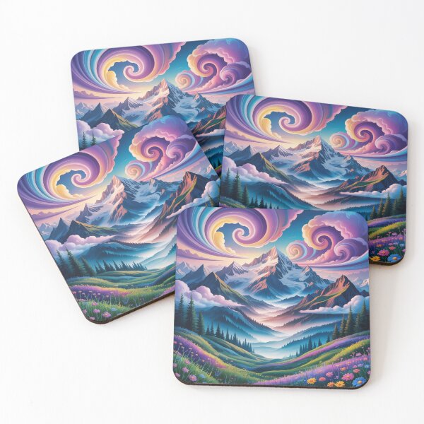 Item preview, A hypnotic alpine mountain landscape  designed and sold by Lilashakti ⭐️ ⭐️ ⭐️ ⭐️ ⭐️.