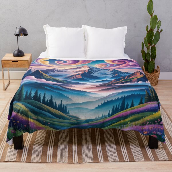 Item preview, A hypnotic alpine mountain landscape  designed and sold by Lilashakti ⭐️ ⭐️ ⭐️ ⭐️ ⭐️.