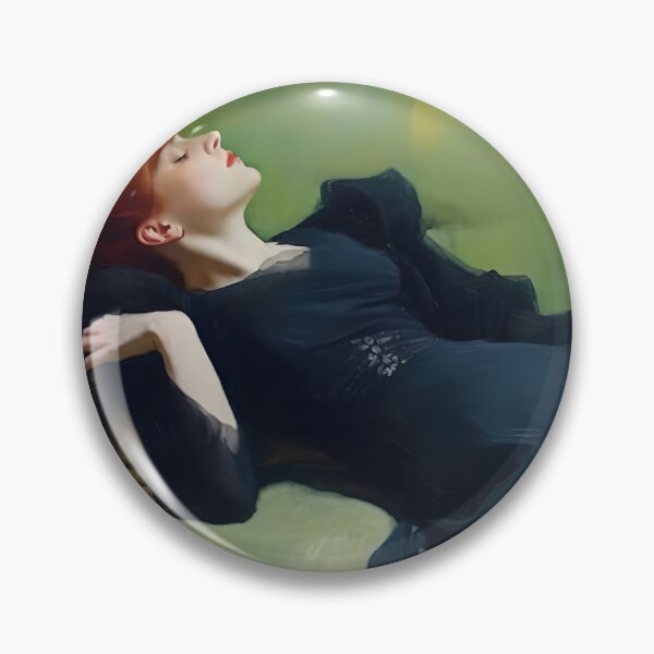 Item preview, Tired Woman Painting, Decadent Young Woman After The Dance, Green Wall Art, Original Contemporary Print, Antique Wall Decor, PRINTABLE ART designed and sold by SavageVision.
