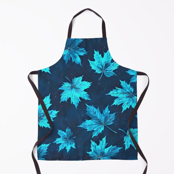 Item preview, Blue Maple Leaf Fall Foliage New England Falling Leaves designed and sold by LeafPrints.