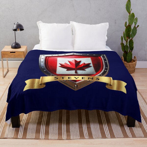Item preview, Stevens Family Canada Shield, Maple Leaf Heraldry Crest designed and sold by Highlandkings.