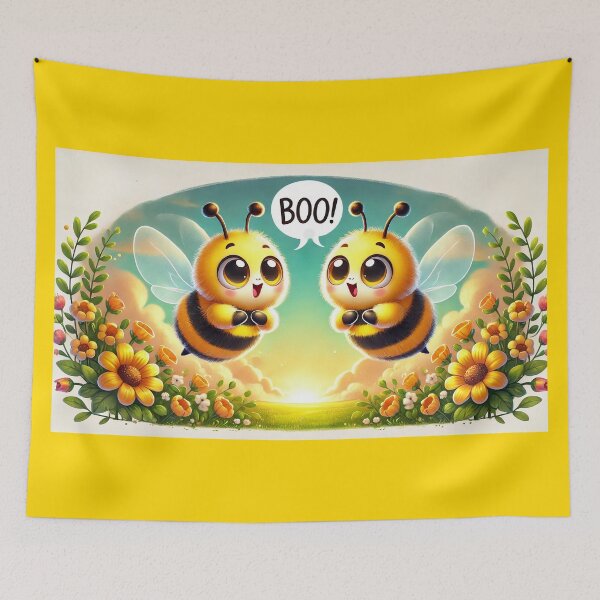 Item preview, Buzzing with Joy - Boo-tiful Boo Bees designed and sold by WheelieGdArt.