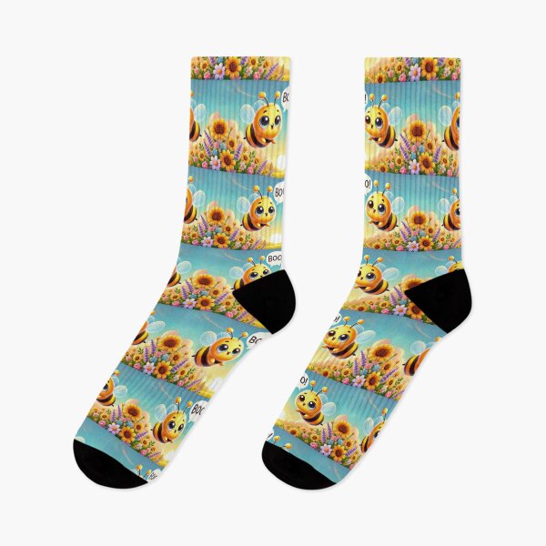 Item preview, Happy Buzz - Boo-tiful Pair of Boo Bees designed and sold by WheelieGdArt.