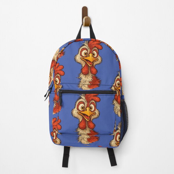 Item preview, Vibrant Cartoon Chicken Illustration - Funny Rooster Art, Whimsical Kawaii Bird, Pop Art Chicken designed and sold by AnTartstudios.