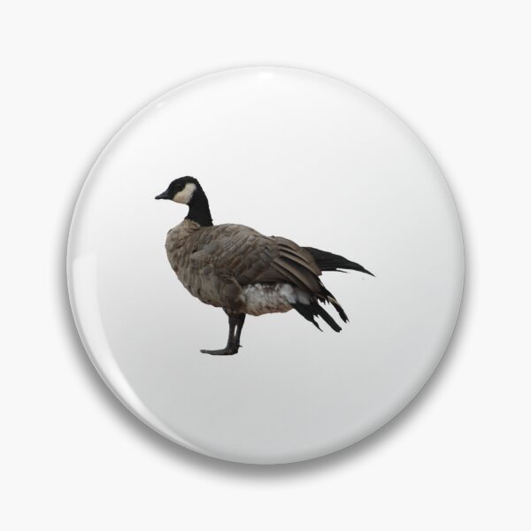 Item preview, cackling goose with ruffled tail feathers designed and sold by FederalFeathers.