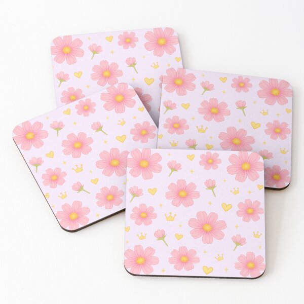 Item preview, Pink Cosmos Floral Pattern - lavender designed and sold by HIMEKARI.