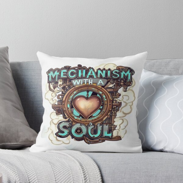 Item preview, Mechanism With a Soul – Steampunk Cartoon Heart Sticker designed and sold by Imaginarium of Chaos falcon88 .
