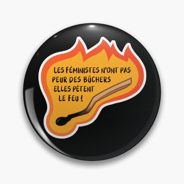 Item preview, Les féministes pètent le feu ! designed and sold by Happy Harpy.