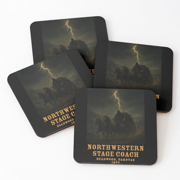 Item preview, Northwestern Stage Coach — Deadwood, Dakotas 1877 designed and sold by EmersionPrints.