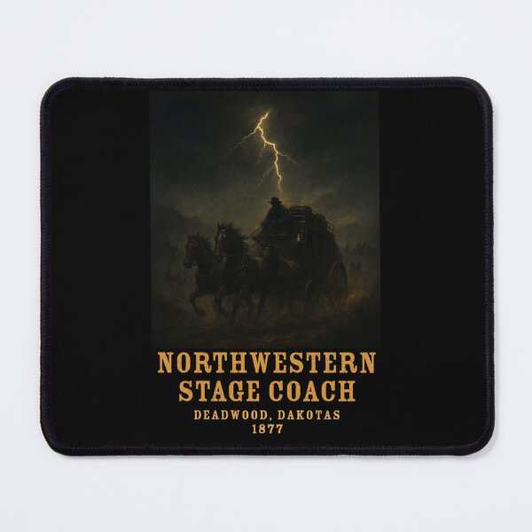 Item preview, Northwestern Stage Coach — Deadwood, Dakotas 1877 designed and sold by EmersionPrints.