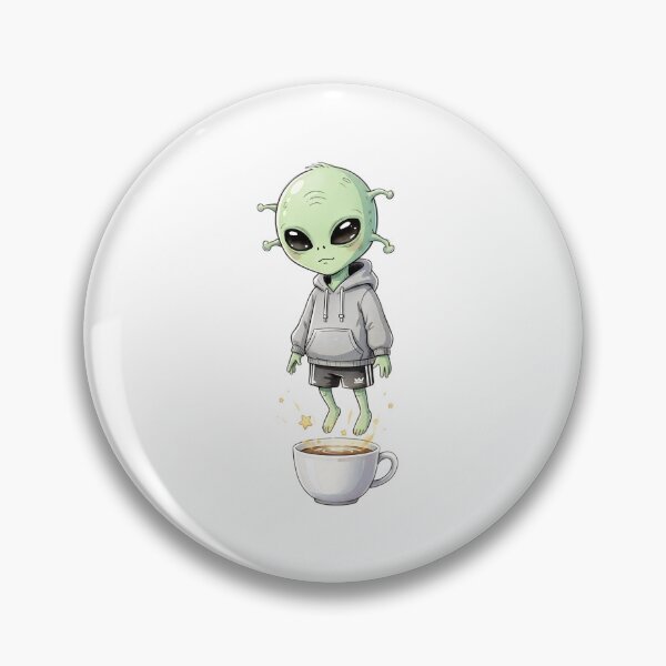 Item preview, Caffeination Spell: Activated! – Funny Magical Alien Coffee Design designed and sold by EverStitchStudio ★★★★★.