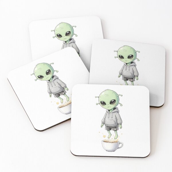 Item preview, Caffeination Spell: Activated! – Funny Magical Alien Coffee Design designed and sold by EverStitchStudio ★★★★★.