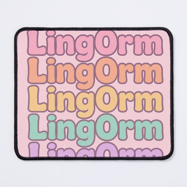 Item preview, LingOrm Rainbow Stacked Letter Design | Thai GL Couple Fan Art  designed and sold by Item Geeks.