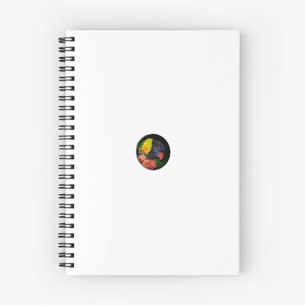 Item preview, Rainbow lorikeet hiding in a hole designed and sold by FederalFeathers.