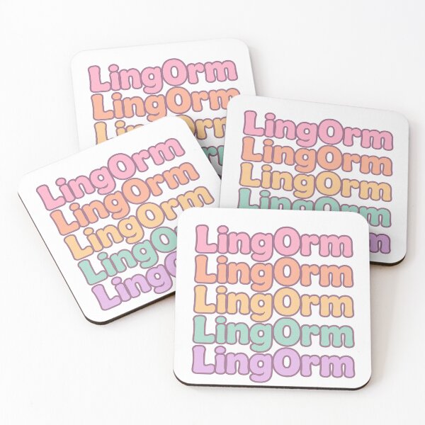 Item preview, LingOrm, Ling Ling Kwong and Orm Kornaphat Rainbow Stacked Letter Design | Thai GL Couple  designed and sold by Item Geeks.