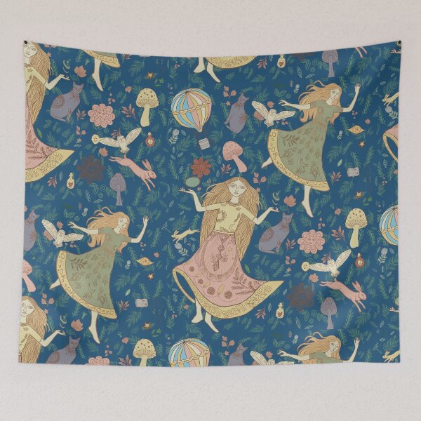 Item preview, Celestial Goddess Tapestry  designed and sold by RBWArtandDesign.