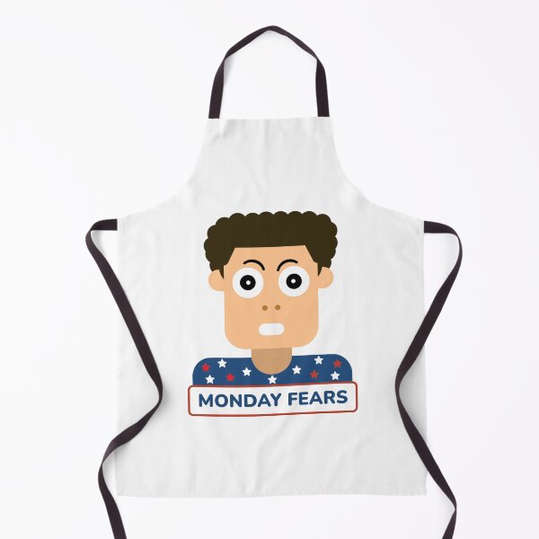 Item preview, Funny Monday Fears Cartoon Boy Humor designed and sold by Shape Snip Studio.