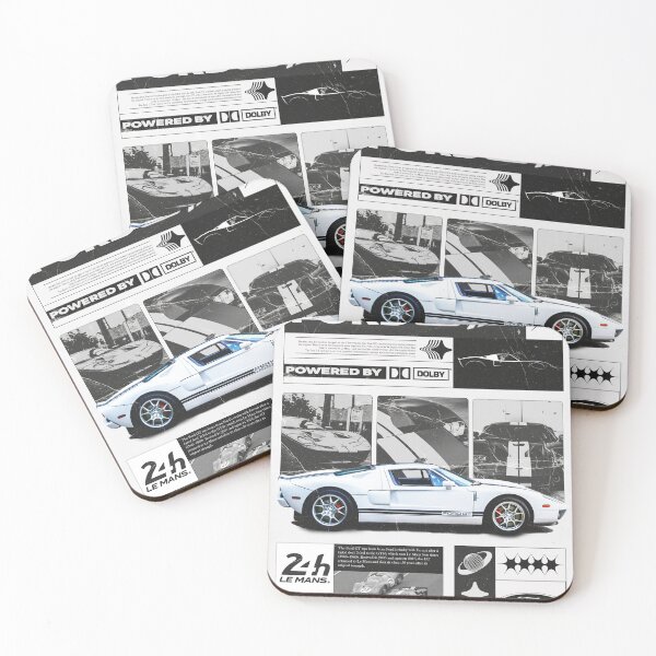 Item preview, Le Mans Legacy — Retro Ford GT Poster (Digital Download) designed and sold by lordesater11.