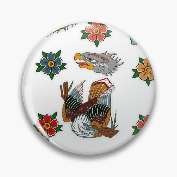 Item preview, American Traditional Eagle Tattoo Flash Sheet designed and sold by ZillaNovaArt.