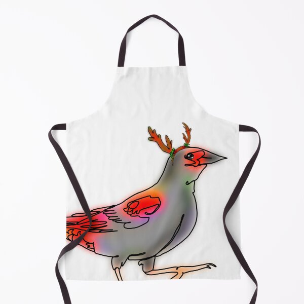 Item preview, Ruby the Red-Winged Blackbird in reindeer antlers – animalzinhats designed and sold by Ashley’sAnimalz.