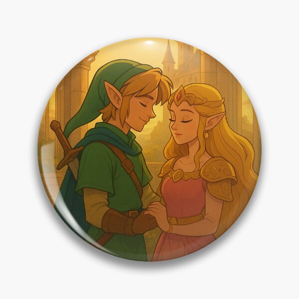 Item preview, Tribute to Princess Zelda and Link. designed and sold by RetroStyleGamer.