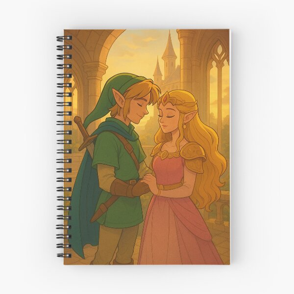 Item preview, Homenaje a la princesa Zelda y Link. designed and sold by RetroStyleGamer.