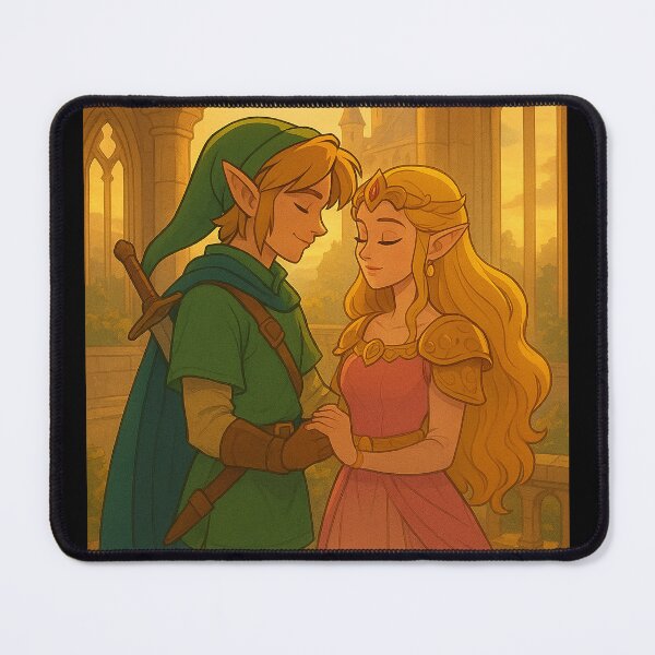 Item preview, Tribute to Princess Zelda and Link. designed and sold by RetroStyleGamer.