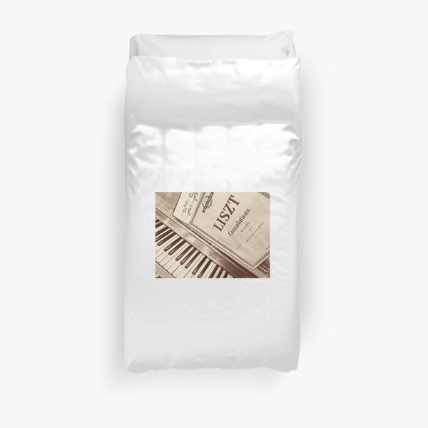Liszt Consolations Duvet Cover