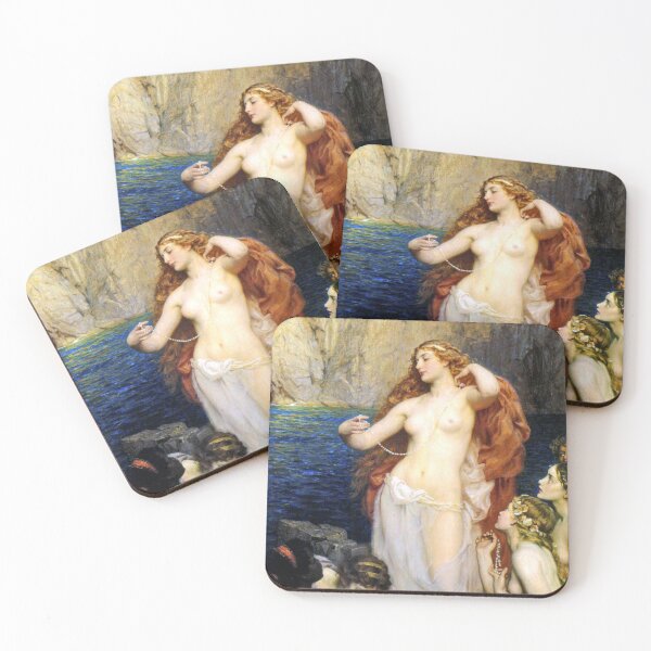 Item preview, The Pearls of Aphrodite - Herbert James Draper designed and sold by forgottenbeauty.