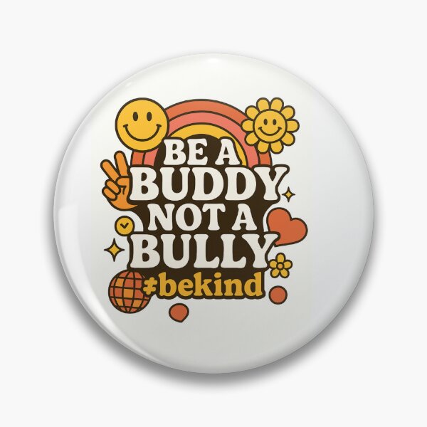 Item preview, Be a Buddy Not a Bully – Retro Kindness Awareness Shirt designed and sold by DailyDrivesct.