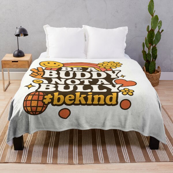 Item preview, Be a Buddy Not a Bully – Retro Kindness Awareness Shirt designed and sold by DailyDrivesct.