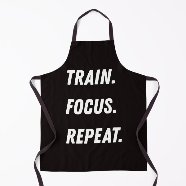 Item preview, Train Focus Repeat – Motivational Quote for Athletes / Dark edition designed and sold by motivraze.