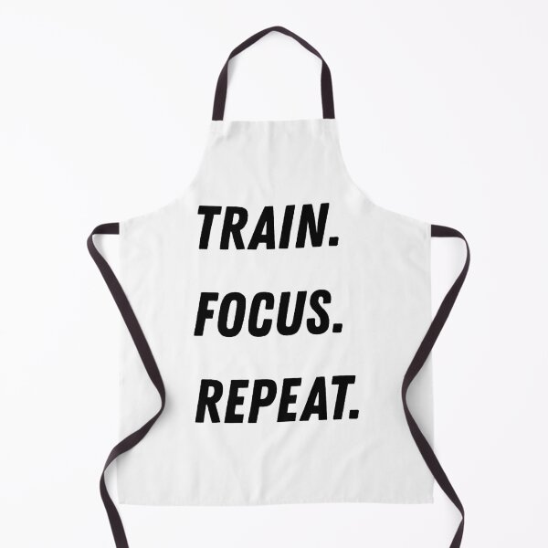 Item preview, Train Focus Repeat – Motivational Quote for Athletes / Light edition designed and sold by motivraze.