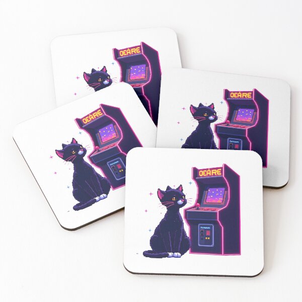 Item preview, Pixel Cat Arcade designed and sold by VibeTCreations.