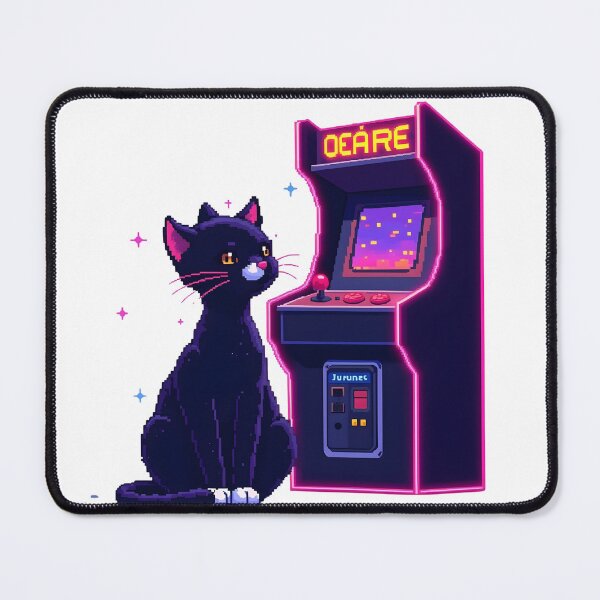 Item preview, Pixel Cat Arcade designed and sold by VibeTCreations.