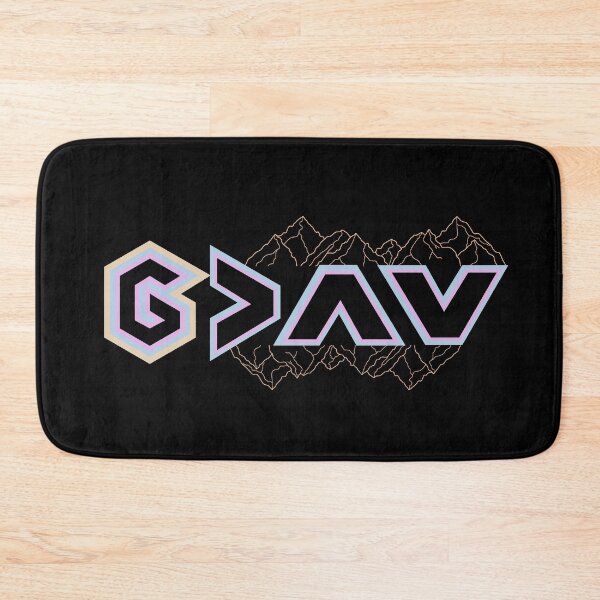 Item preview, STiCKER/ Magnet of God is Greater than the Highs & the Lows designed and sold by Holy Coast Threads (Formerly ChristianFlower).