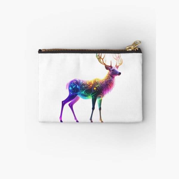 Item preview, Vibrant Cute Glowing Neon Deer Art designed and sold by GloriousArtSKD.