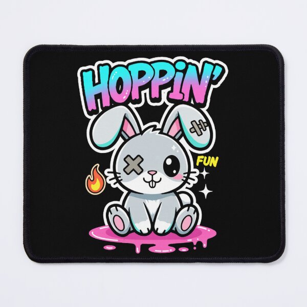 Item preview, Hoppin’ Fun – Kawaii Bunny designed and sold by Ahau Designs.