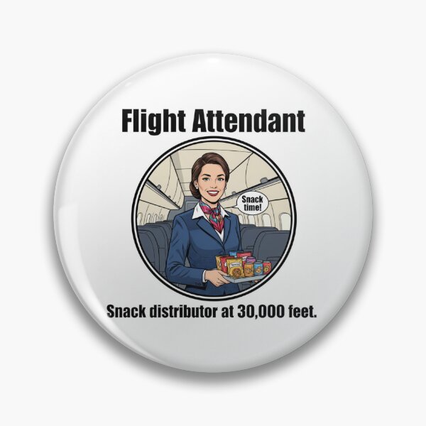 Item preview, Flight attendant job occupation thank you appreciation birthday funny meme designed and sold by CheeseBlueprint.