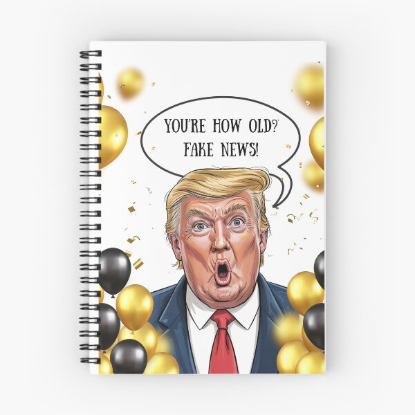 Item preview,  Trump Happy Birthday designed and sold by Roy & Tiffany.