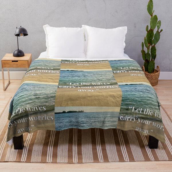 Item preview, Let the Waves Carry Your Worries Away designed and sold by TrisaThyme.