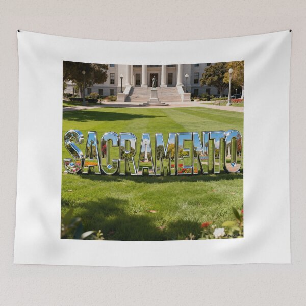 Item preview, The Sacramento California Print designed and sold by Lichentroupe63.