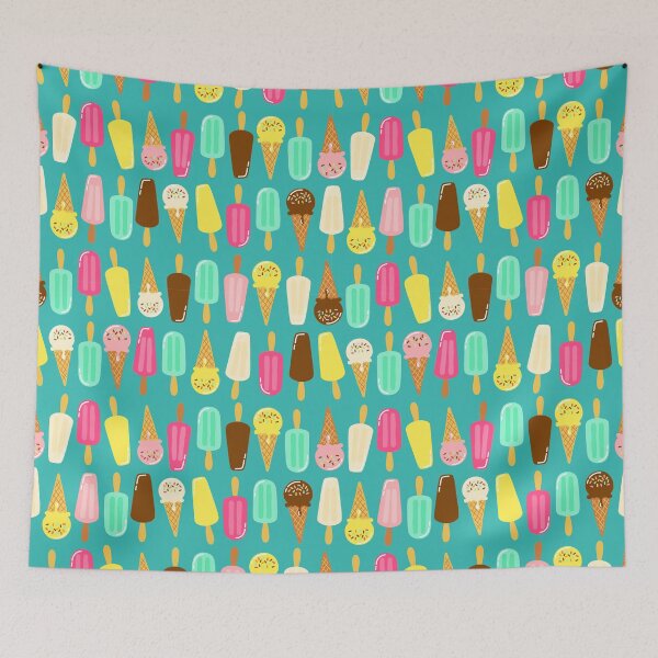 Item preview, Ice Cream Pattern designed and sold by WeTheWeirdosCo.