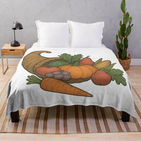 Item preview, Thanksgiving Cornucopia Illustration designed and sold by Vendeloc.