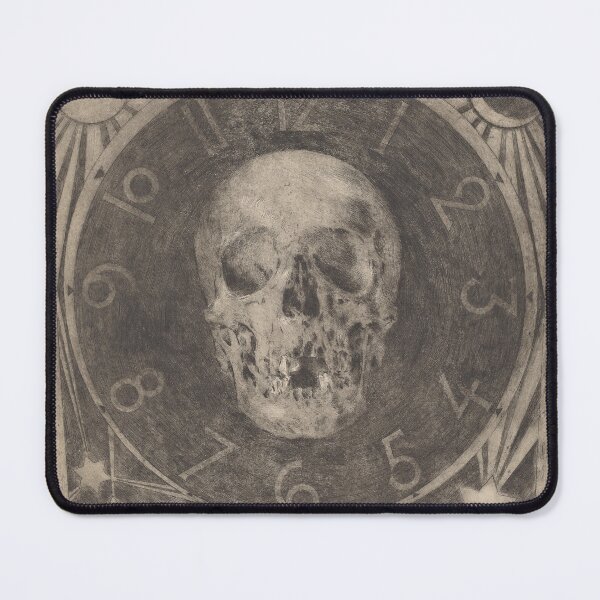 Item preview, Skull Clock - Luigi Conconi - Fleeting TIme, 1893 designed and sold by 2ndBloom.